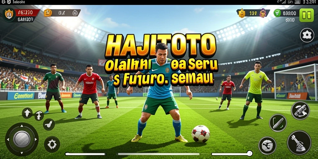 Tampilan menarik dari gameplay olahraga di HAJITOTO