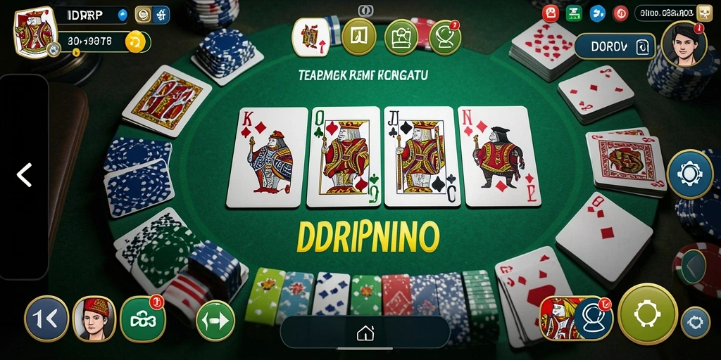 Tampilan gameplay seru di IDRRP dengan pemain yang saling beradu strategi.