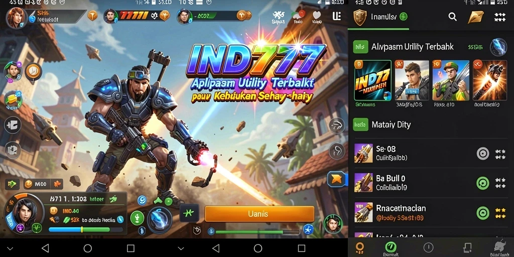 Tampilan antarmuka IND777 yang intuitif dan praktis.