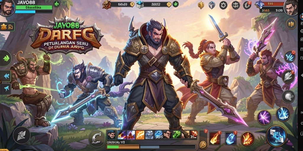 Tampilan gameplay seru dan mendebarkan di JAVO88.