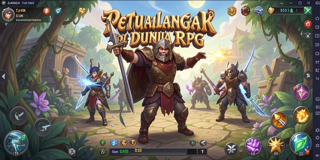 Tampilan gameplay JUARAGO yang menegangkan dan seru.
