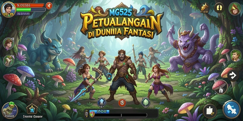 Screenshot menunjukkan gameplay MG525 dengan aksi seru dan pemandangan menawan.