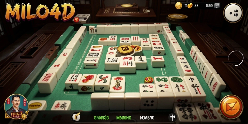 Tampilan permainan Mahjong di MILO4D yang menakjubkan.