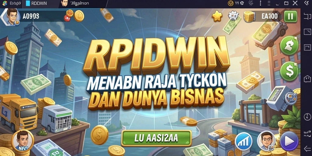 Gameplay seru RPIDWIN dengan elemen Tycoon yang menantang.