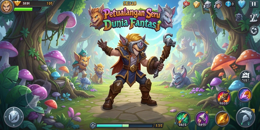 Tampilan gameplay menarik dalam petualangan fantastis SE328.