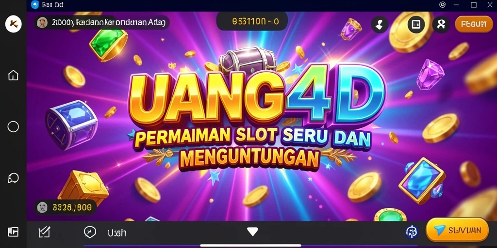 Gambaran gameplay seru di UANG4D dengan berbagai mesin Slot.